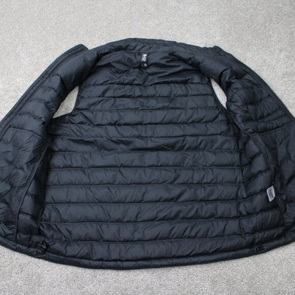 Mountain Hardwear Puffer Vest Mens XL Black Goose Down Quilted Full Zip Jacket - Picture 9 of 14